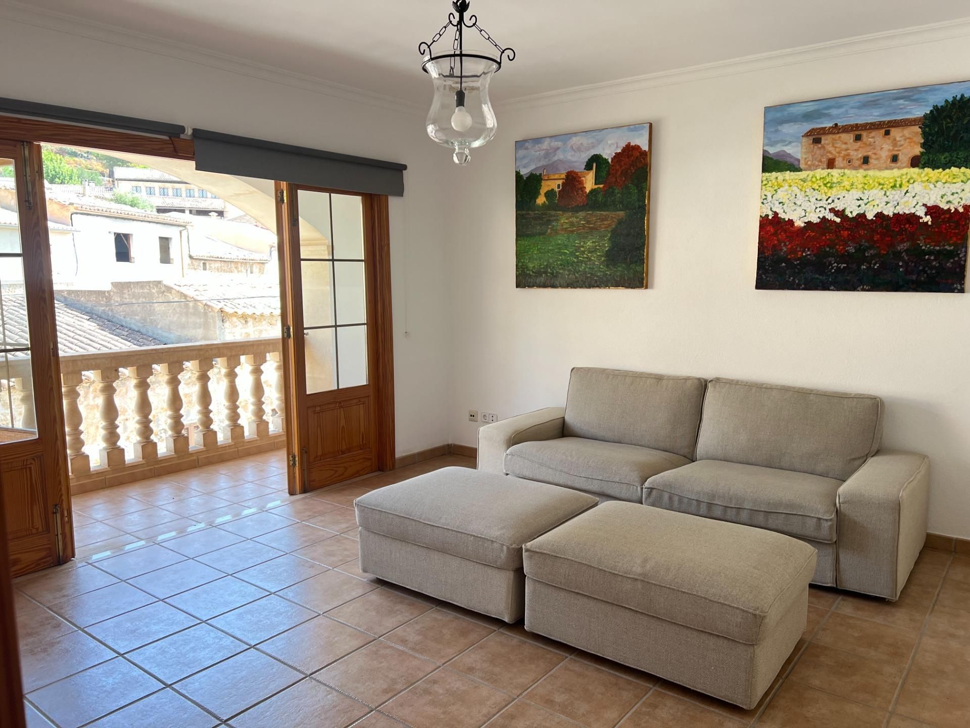 Living room of Flat to rent in Selva  with Terrace