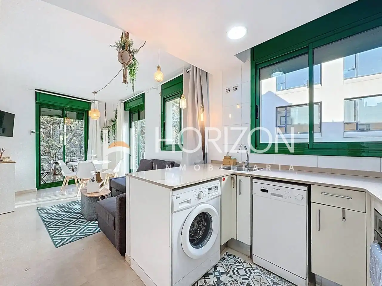 Küche von Wohnung zum Verkauf in Barcelona mit Klimaanlage, Heizung und Möbliert