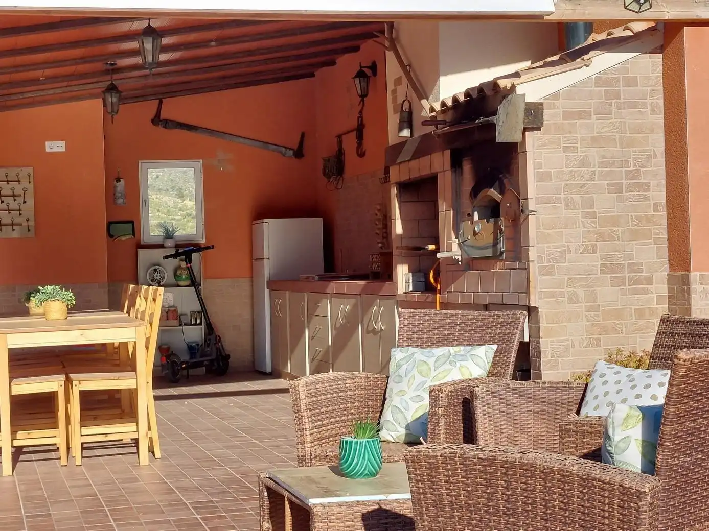 Terrassa de Casa o xalet en venda en Aigües amb Calefacció, Jardí privat i Terrassa