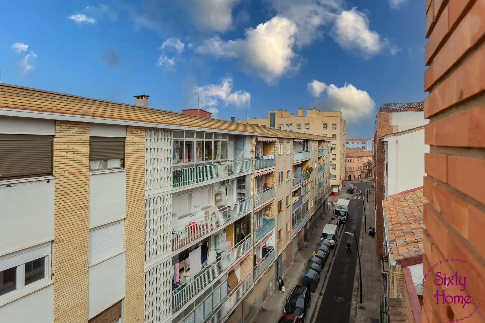 Exterior view of Flat for sale in Zaragoza  with Air Conditioner and Heating