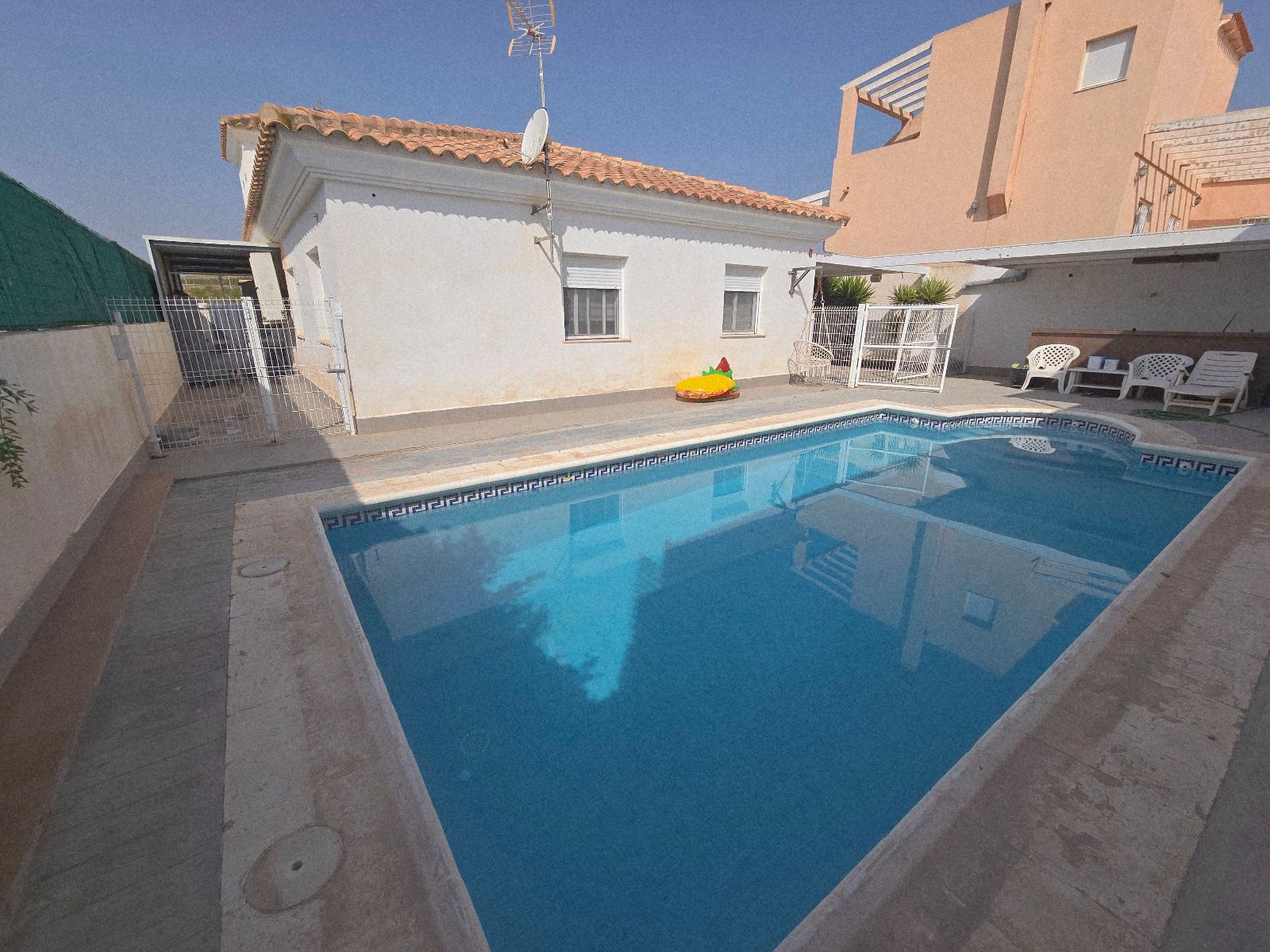 Swimming pool of House or chalet for sale in Los Gallardos  with Air Conditioner, Heating and Private garden