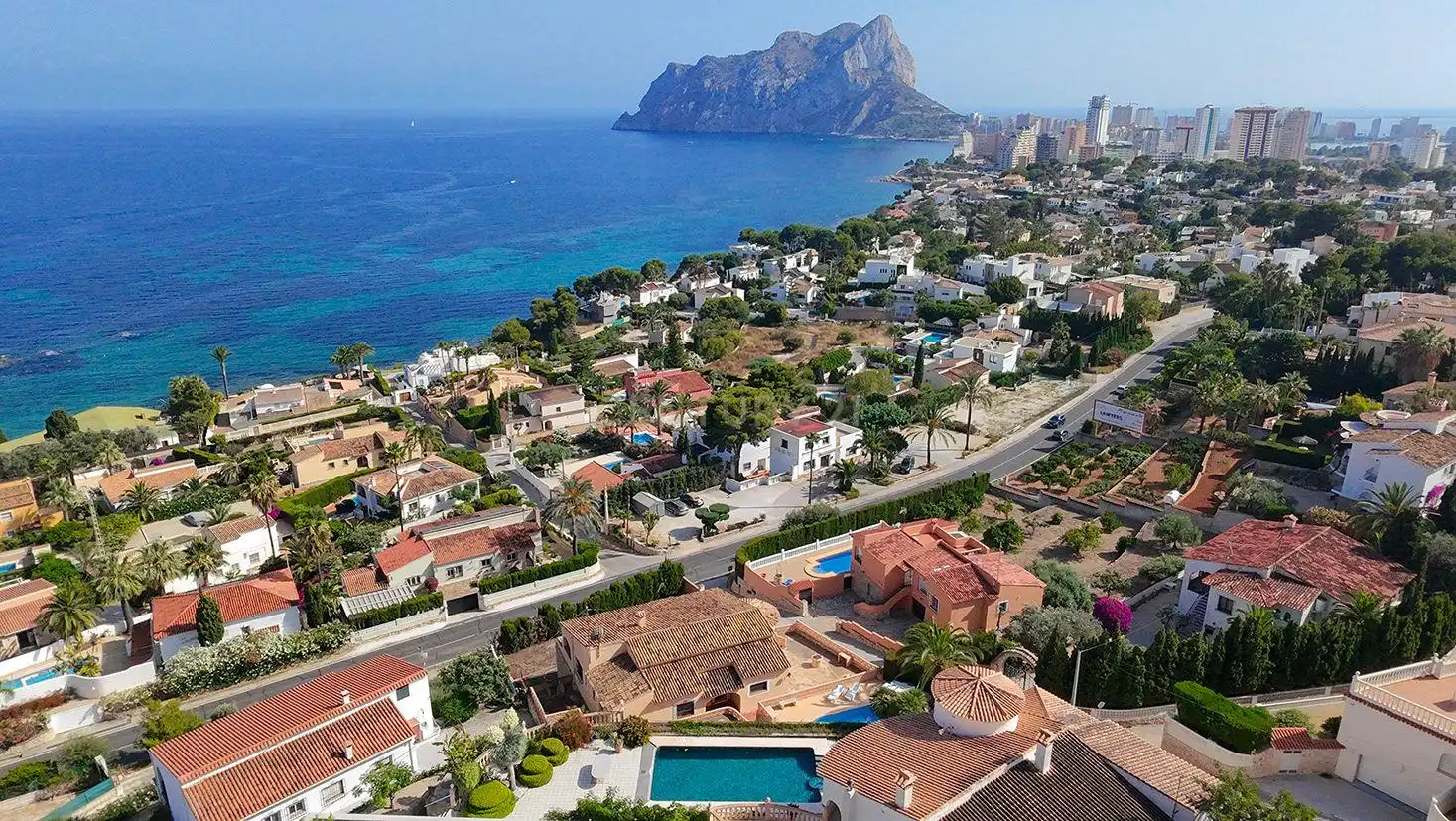 Exterior view of Houses for sale in Calpe / Calp  with Private garden, Storage room and Swimming Pool