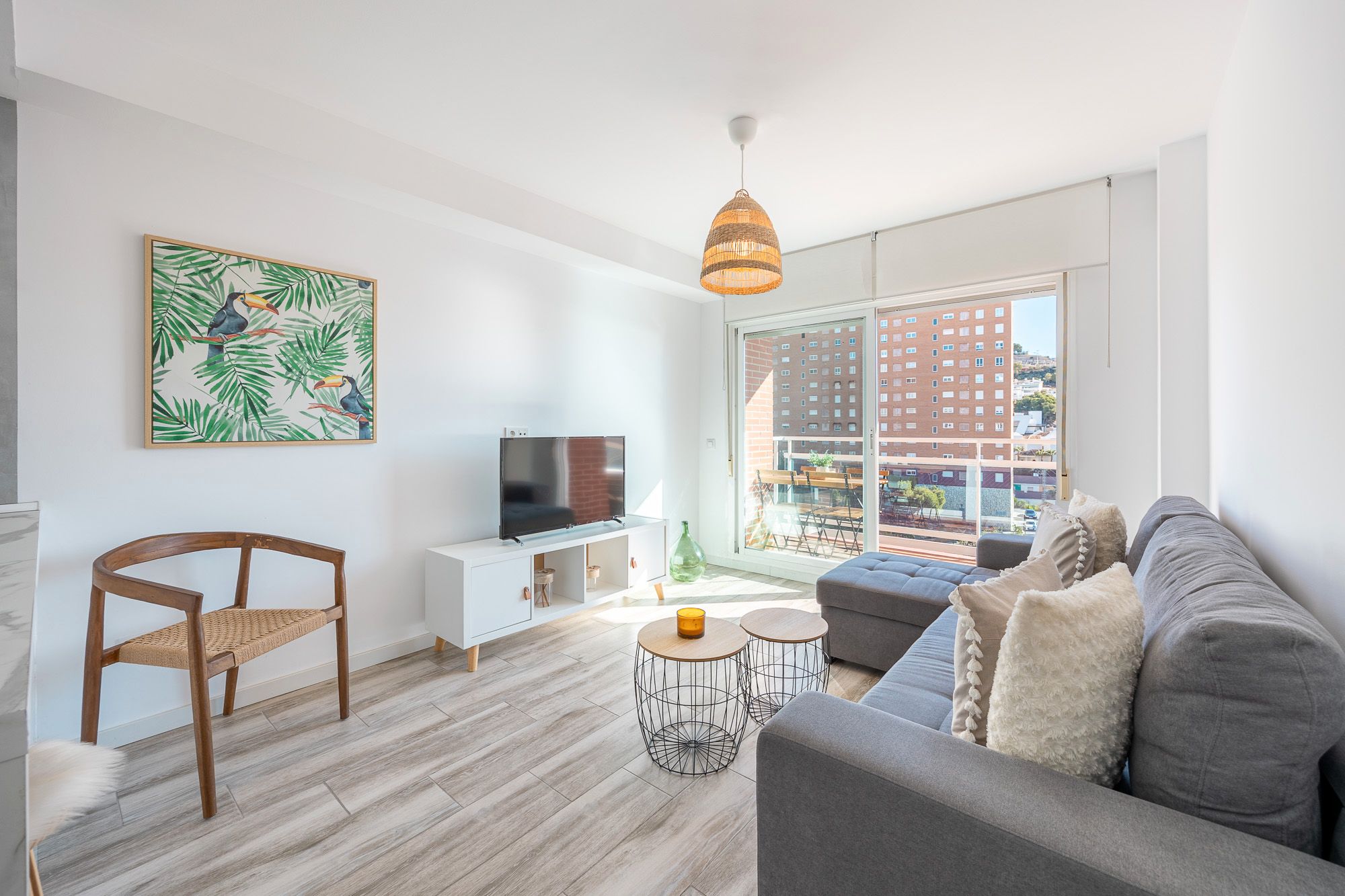 Living room of Apartment for sale in Finestrat  with Swimming Pool, Furnished and Community pool