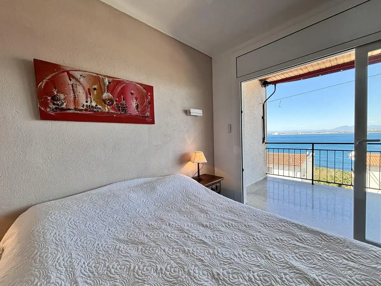 Bedroom of Flat for sale in Roses  with Terrace and Furnished