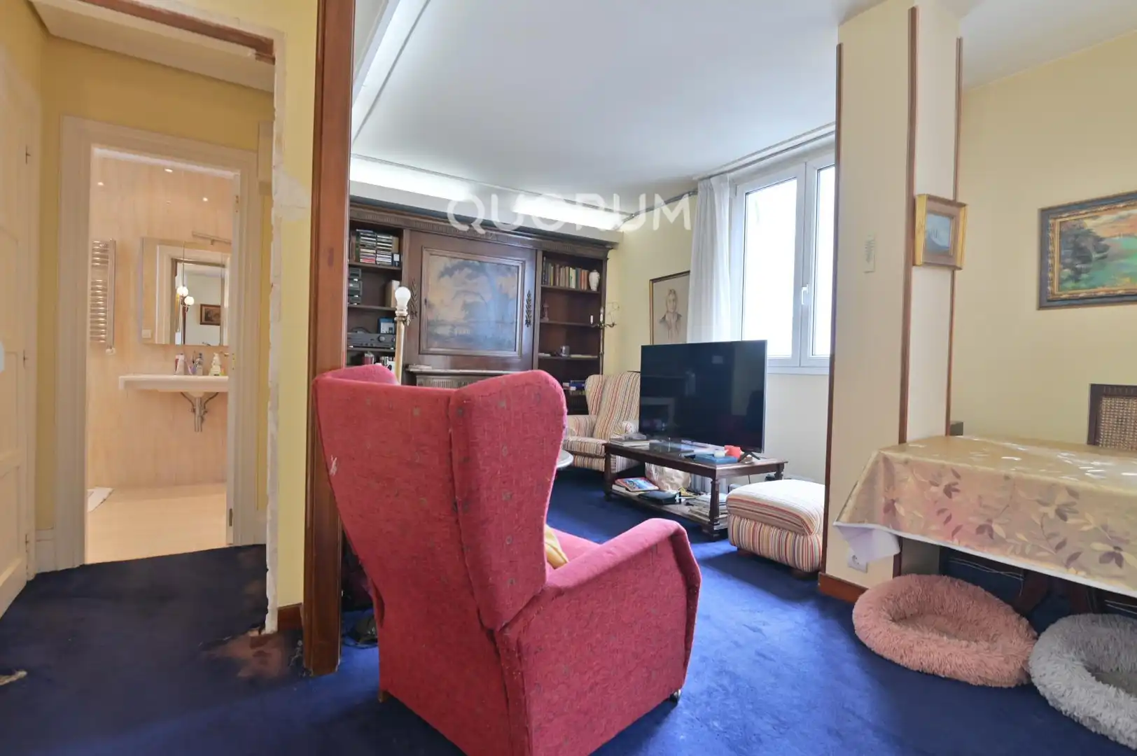 Wohnzimmer von Wohnung zum Verkauf in Bilbao  mit Heizung, Terrasse und Balkon