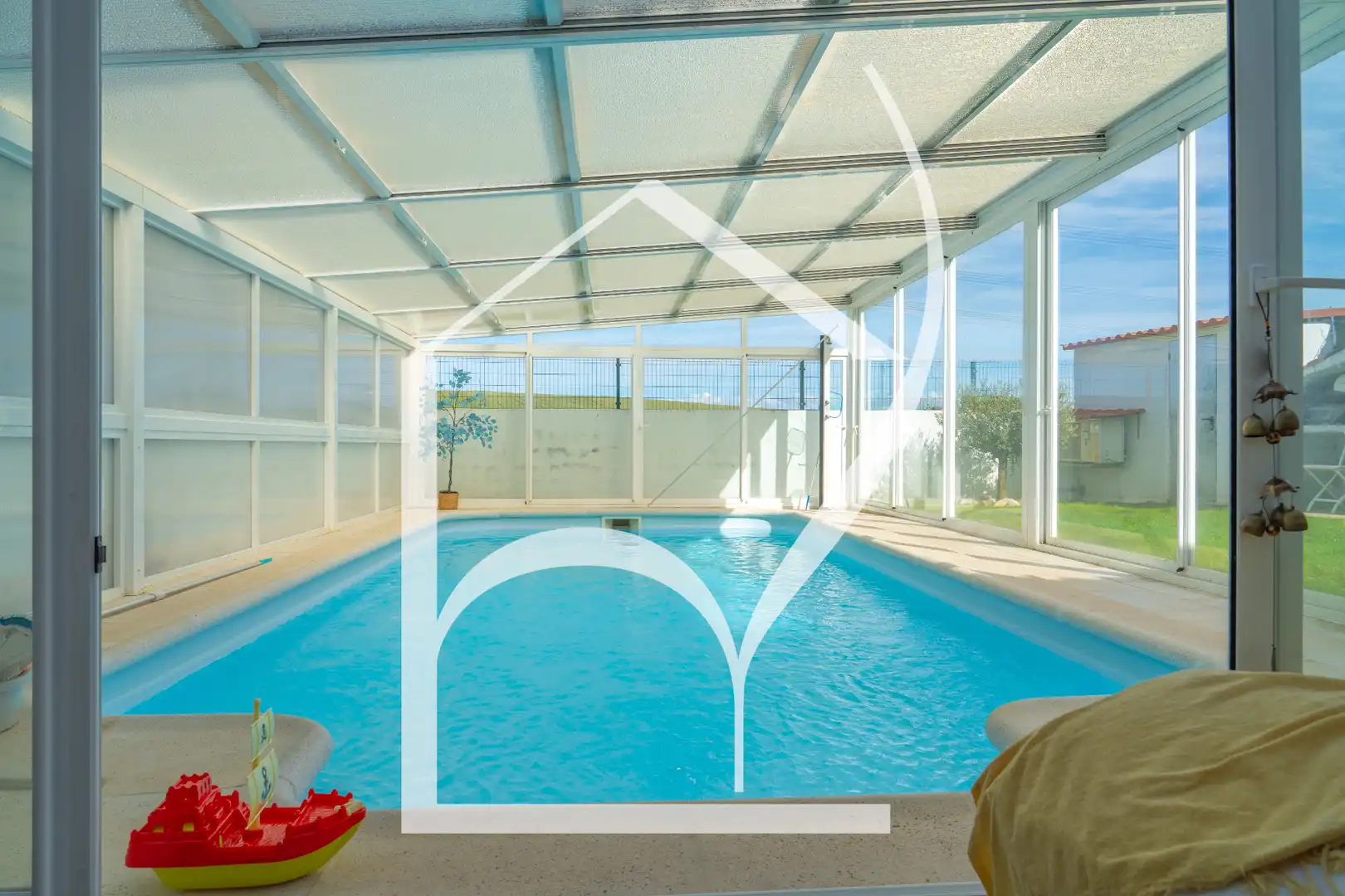 Swimming pool of Detached homes for sale in Arapiles  with Heating, Terrace and Swimming Pool