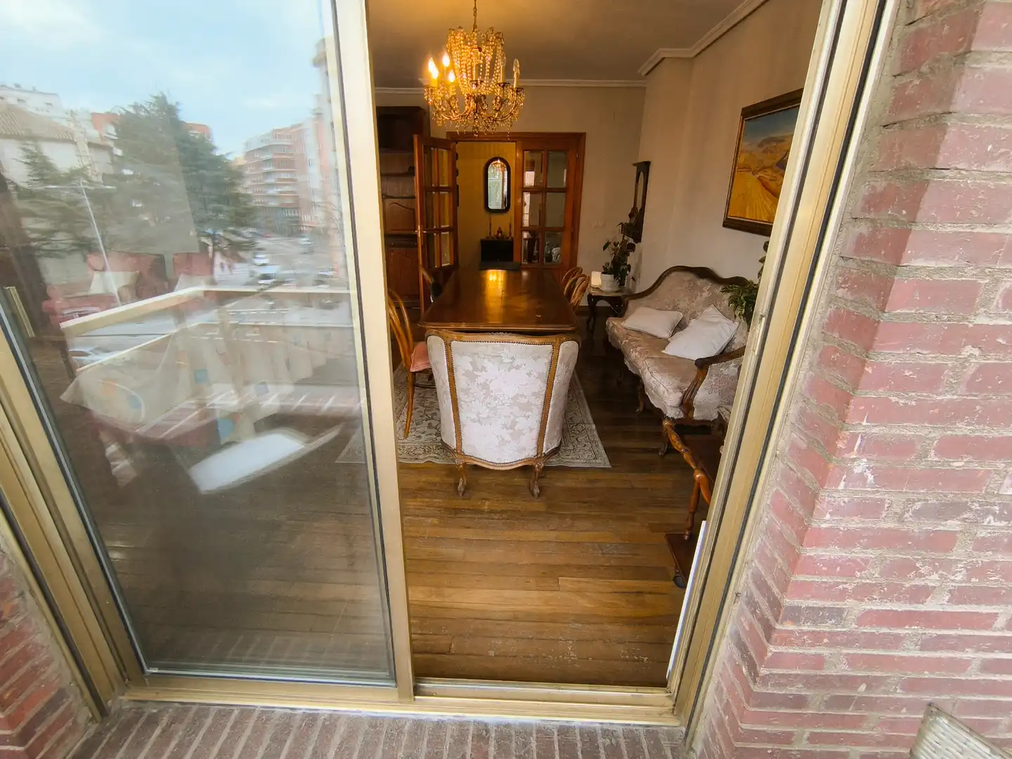 Comedor de Piso en venta en Palencia con Calefacción, Parquet y Terraza