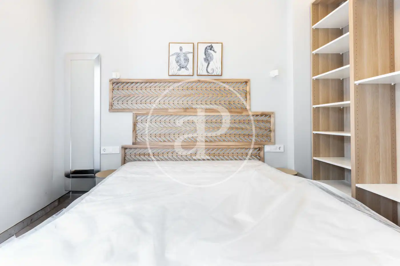 Schlafzimmer von Maisonette zum Verkauf in Valencia mit Klimaanlage, Heizung und Privatgarten