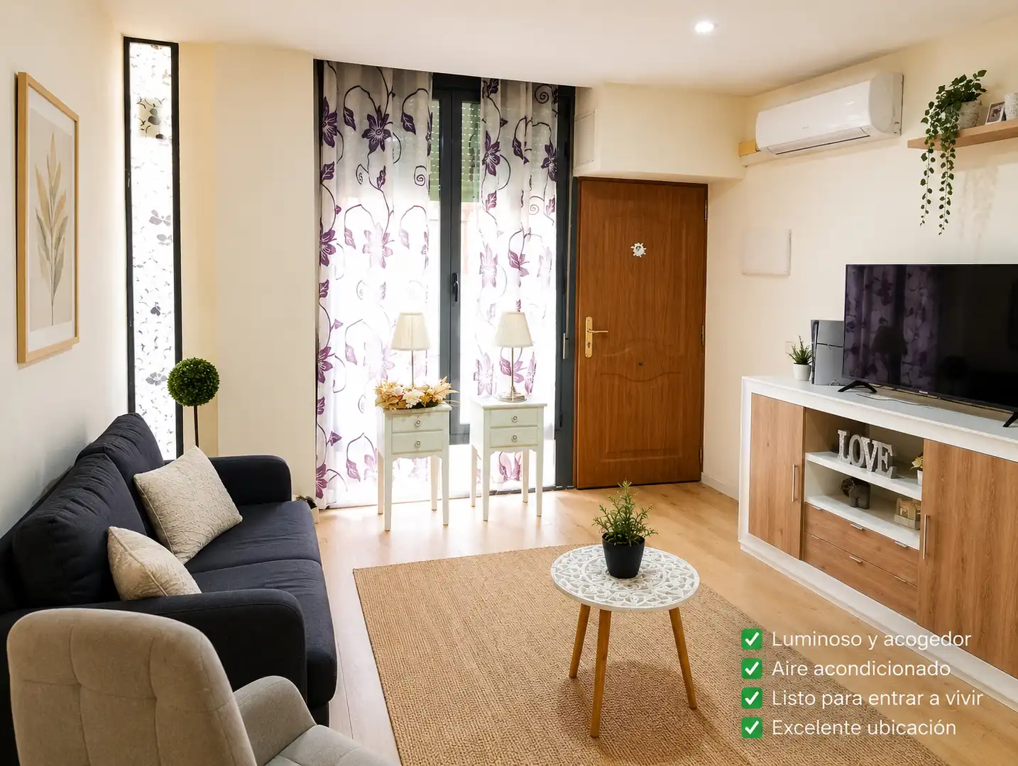 Sala de estar de Piso en venta en Madrid con Aire acondicionado, Calefacción y Jardín privado