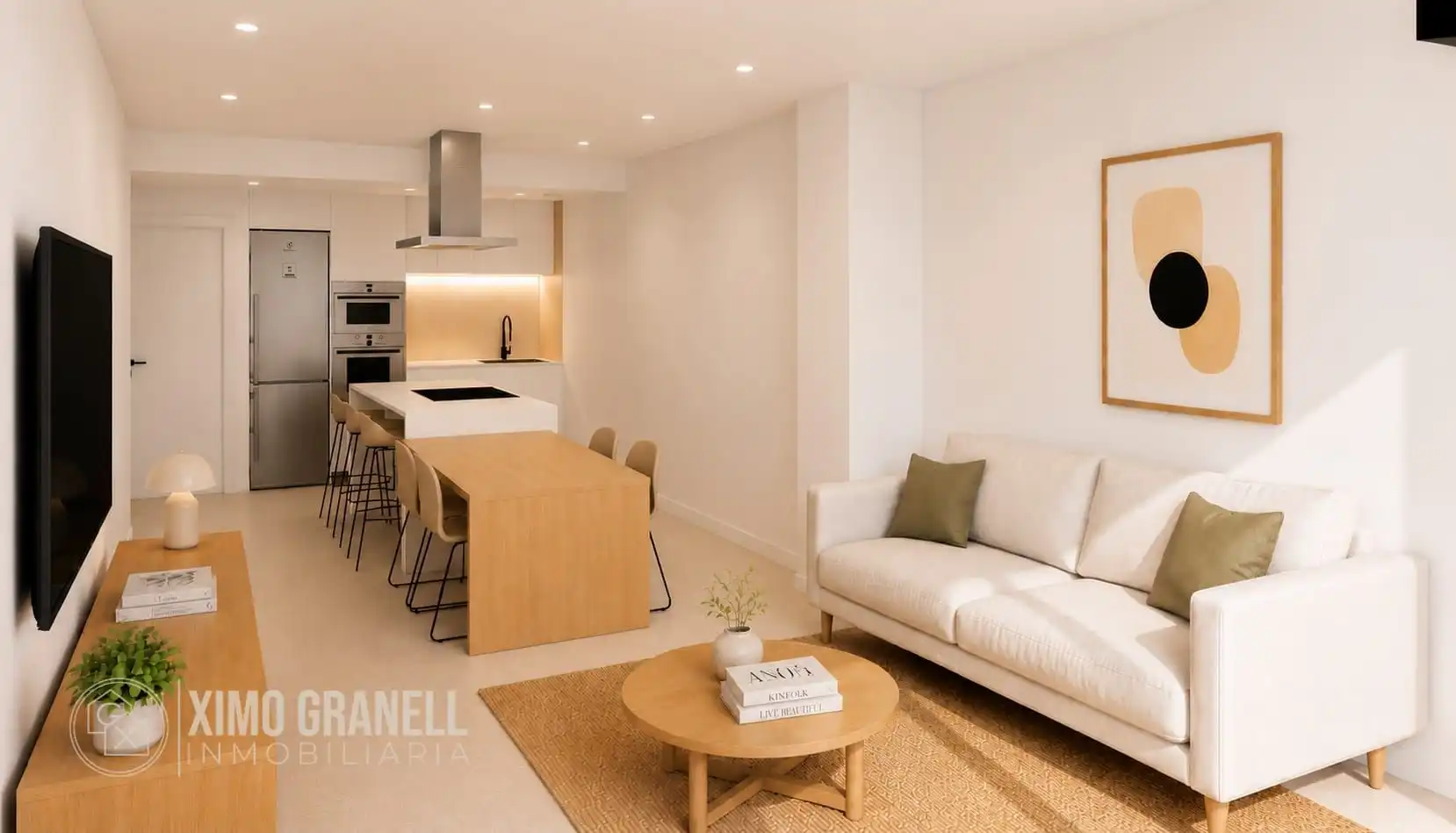 Wohnzimmer von Wohnung zum Verkauf in La Vall d'Uixó mit Klimaanlage und Heizung