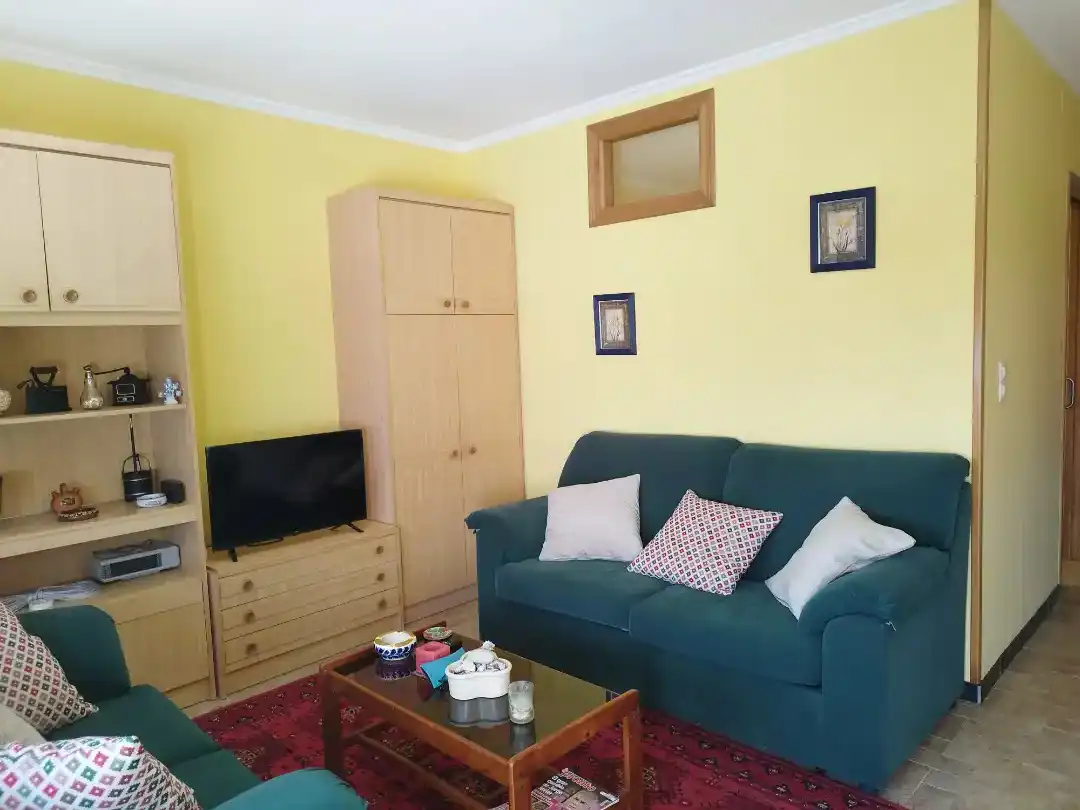 Sala de estar de Apartamento en venta en Foz con Terraza, Amueblado y Horno
