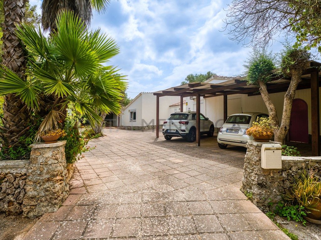 Exterior view of House or chalet for sale in Maó  with Air Conditioner, Heating and Private garden