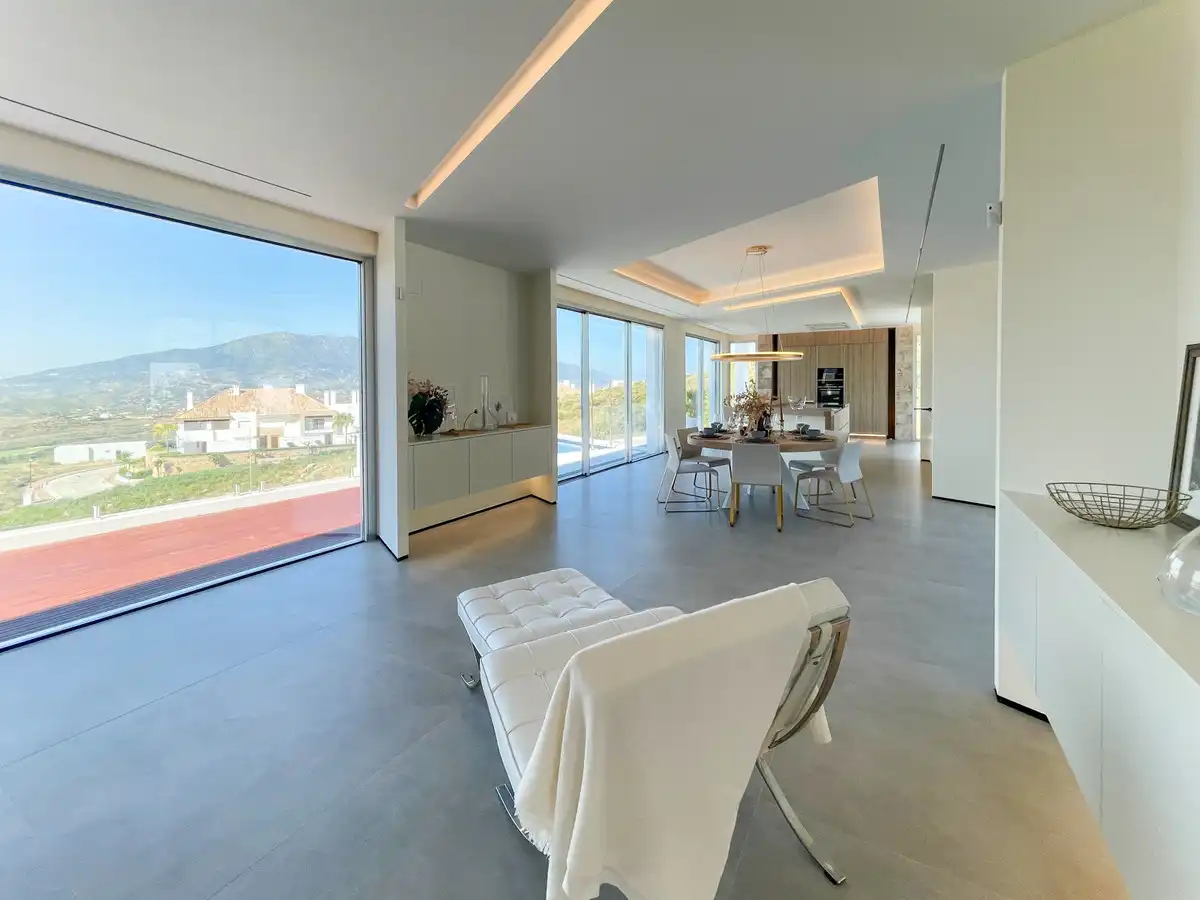 Living room of Houses for sale in Mijas  with Air Conditioner, Private garden and Terrace
