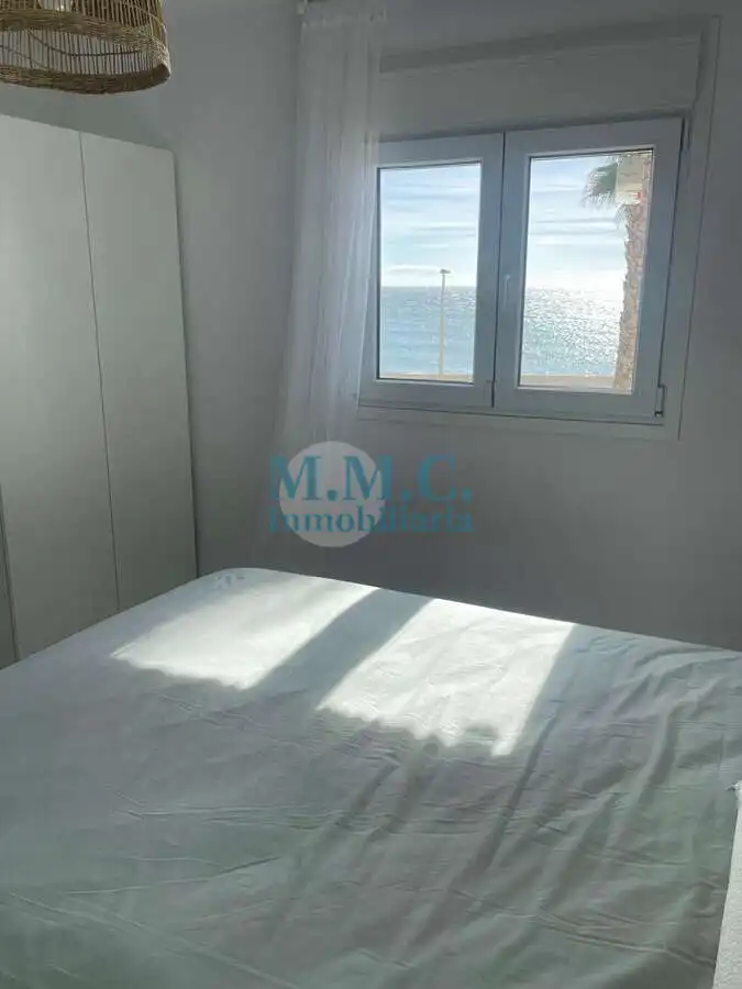 Schlafzimmer von Wohnung zur Miete in Roquetas de Mar mit Klimaanlage, Terrasse und Möbliert