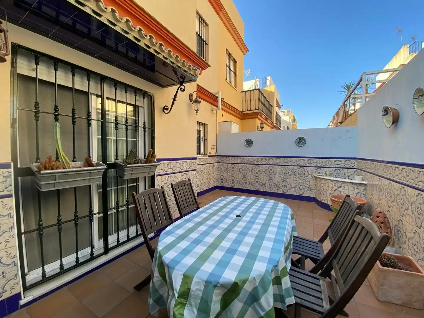 Terraza de Casa adosada de alquiler en La Rinconada
