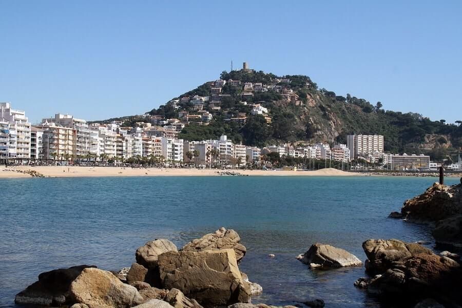 Vista exterior de Pis en venda en Blanes amb Calefacció