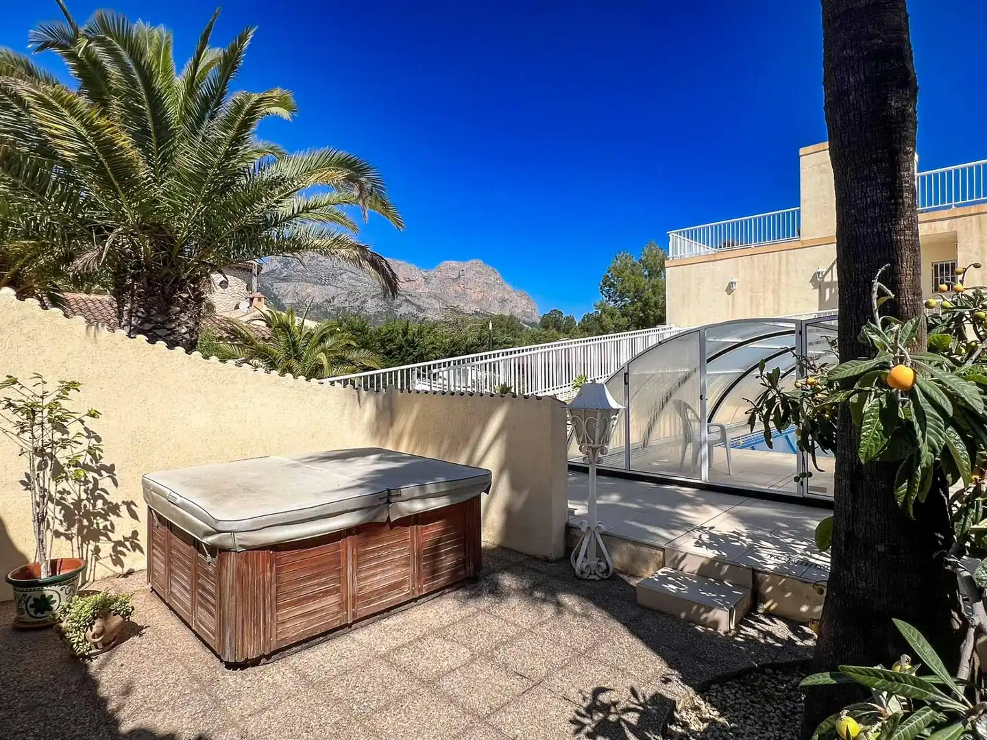 Terraza de Casa o chalet en venta en La Nucia con Aire acondicionado, Calefacción y Jardín privado