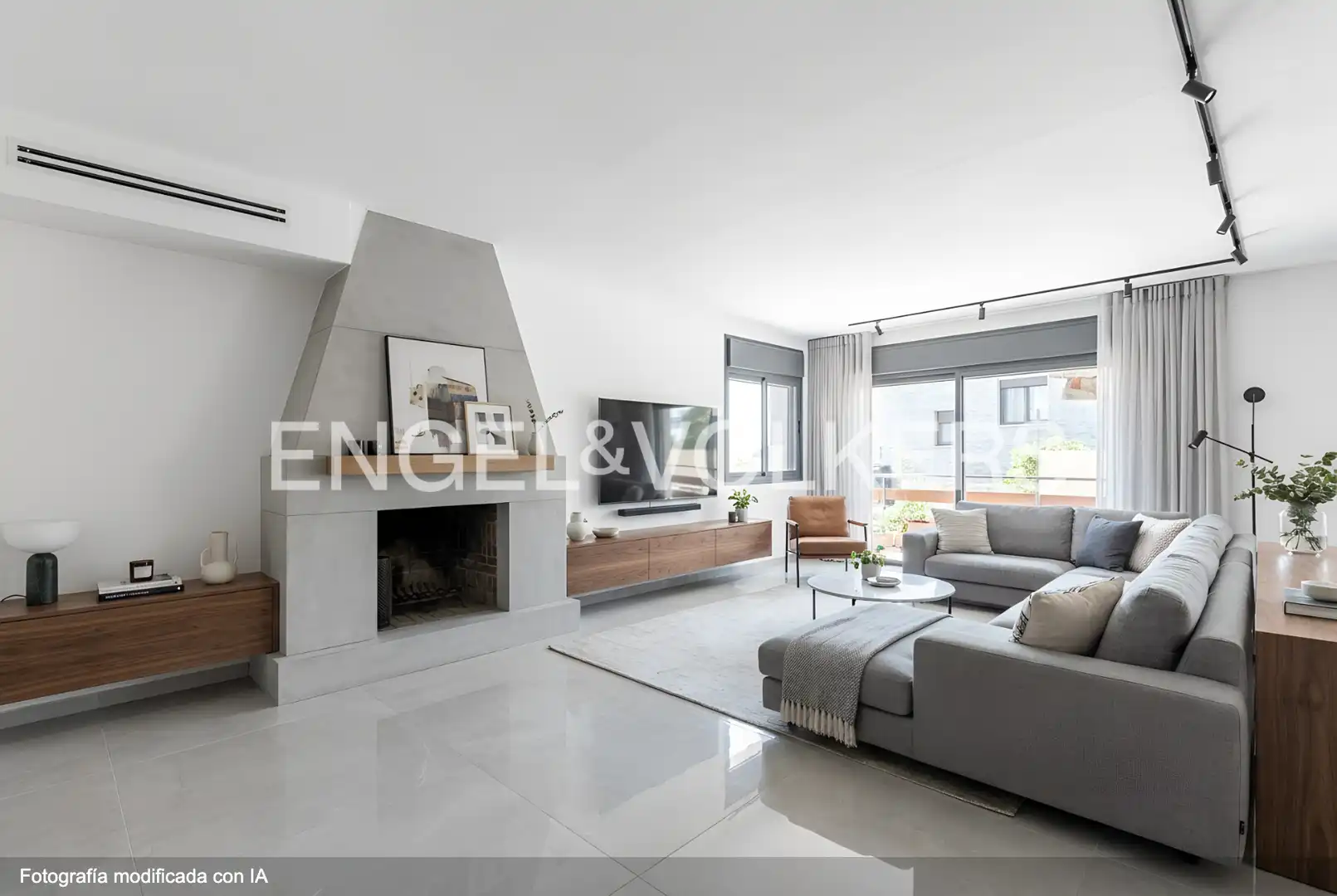 Living room of Houses for sale in Castelldefels  with Air Conditioner, Heating and Private garden