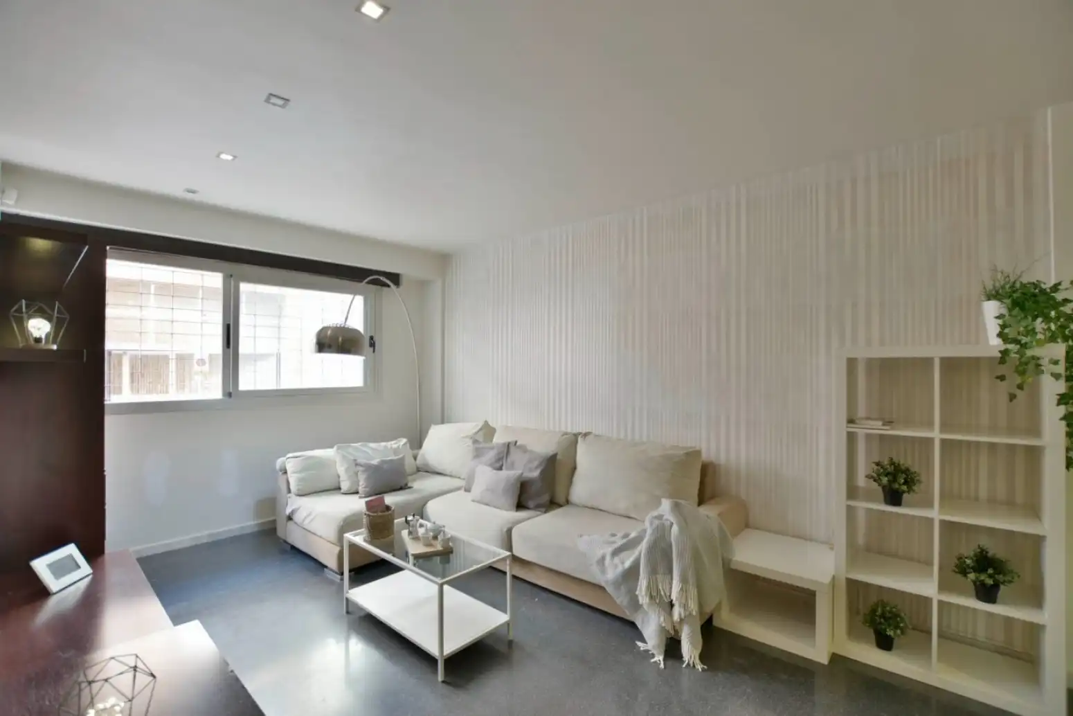 Sala de estar de Piso en venta en Rafelbuñol / Rafelbunyol con Trastero y Amueblado