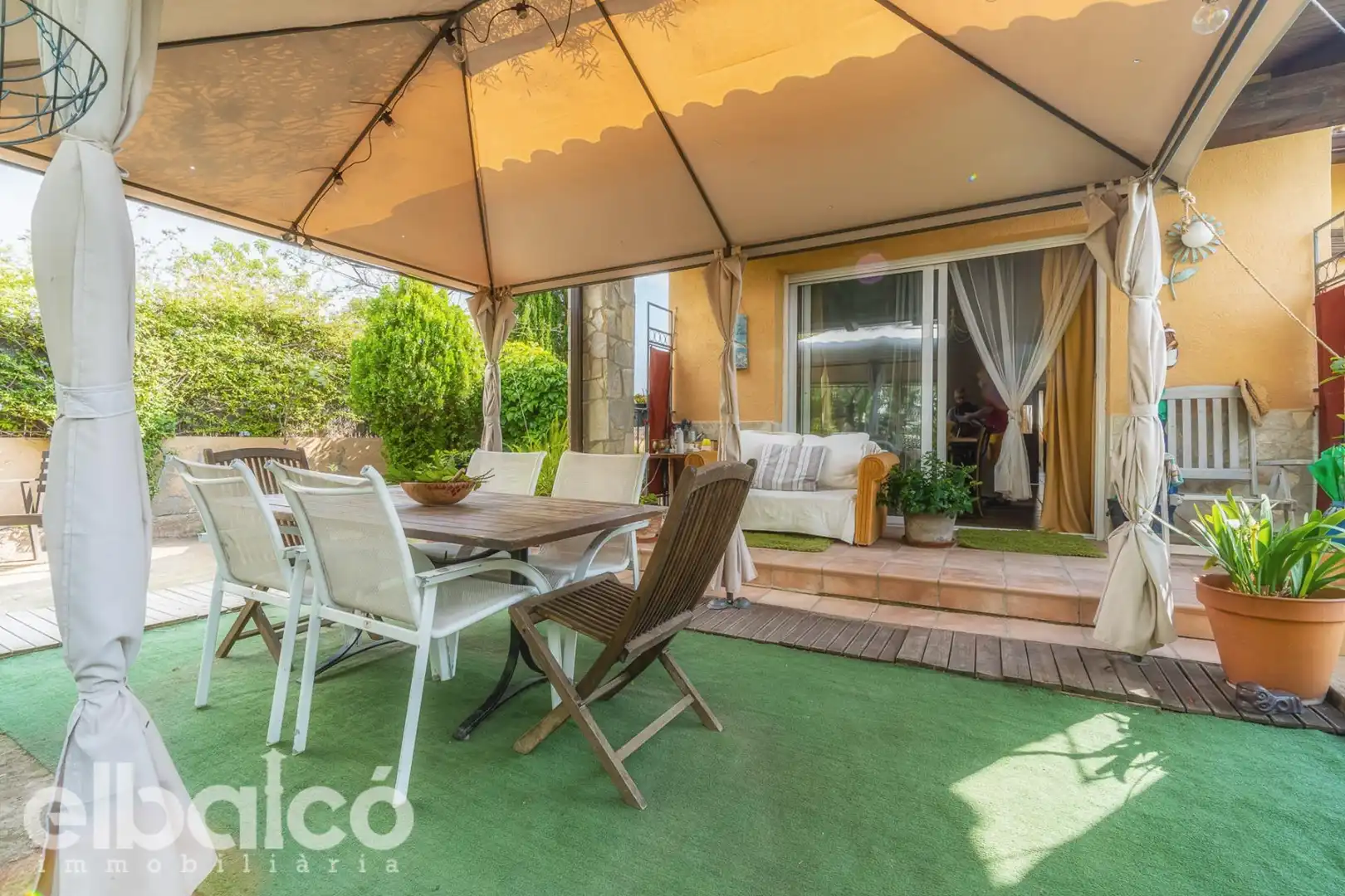 Terrasse von Haus oder Chalet zum Verkauf in La Pobla de Montornès   mit Privatgarten, Terrasse und Abstellraum