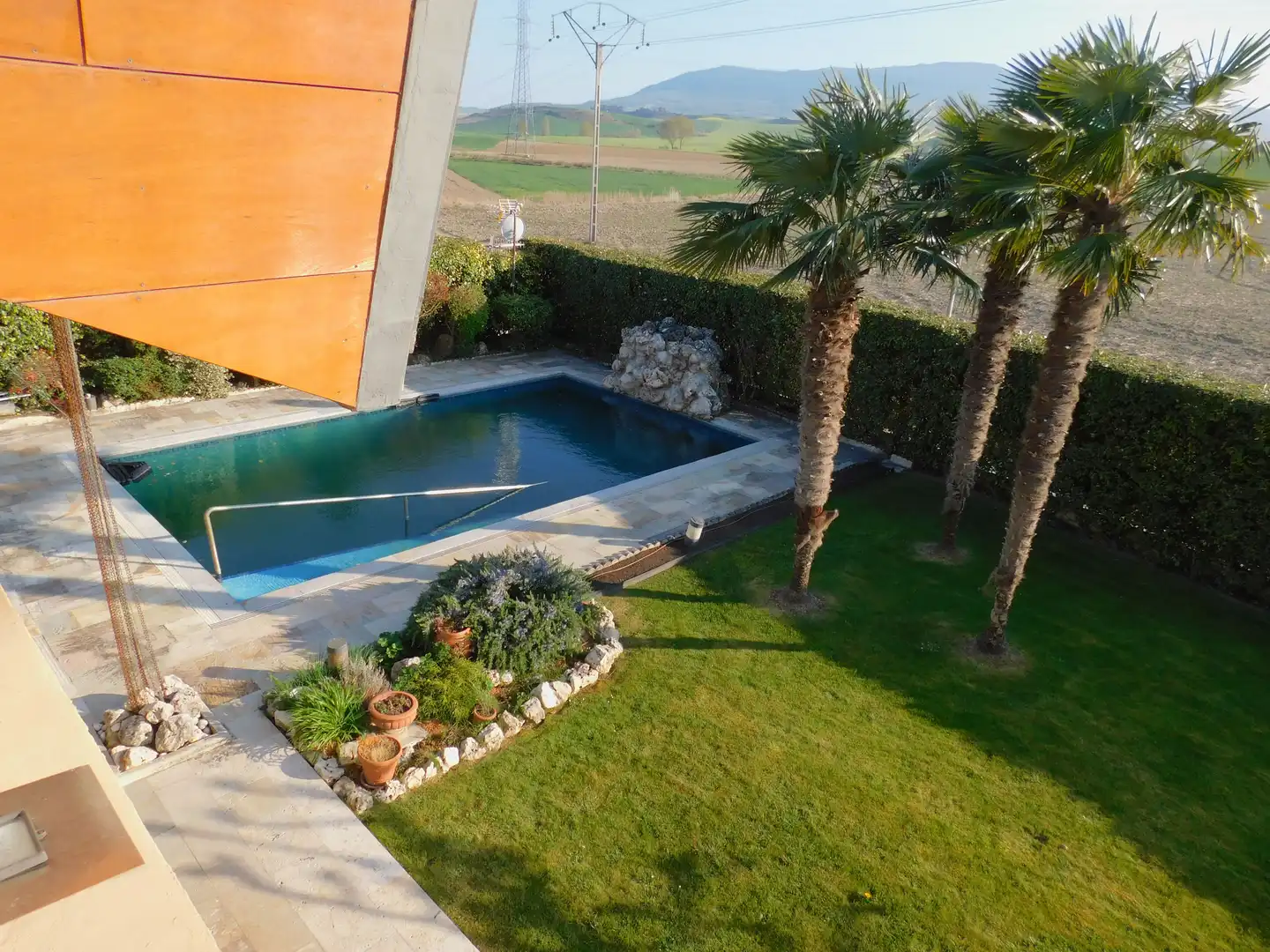Piscina de Casa o chalet en venta en Zizur Mayor / Zizur Nagusia con Calefacción, Jardín privado y Terraza