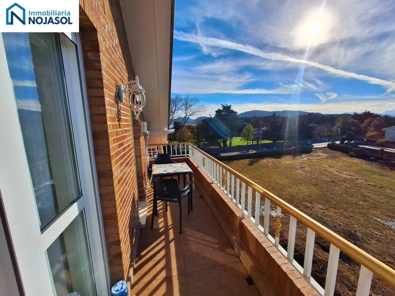 Terrace of Flat for rent in Noja  with Heating, Terrace and Furnished