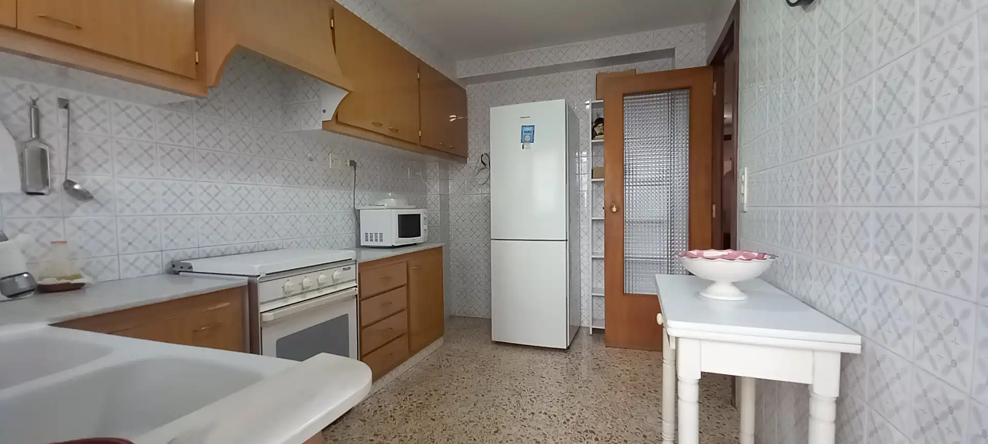 Kitchen of Flat for sale in Gandia  with Furnished and Balcony