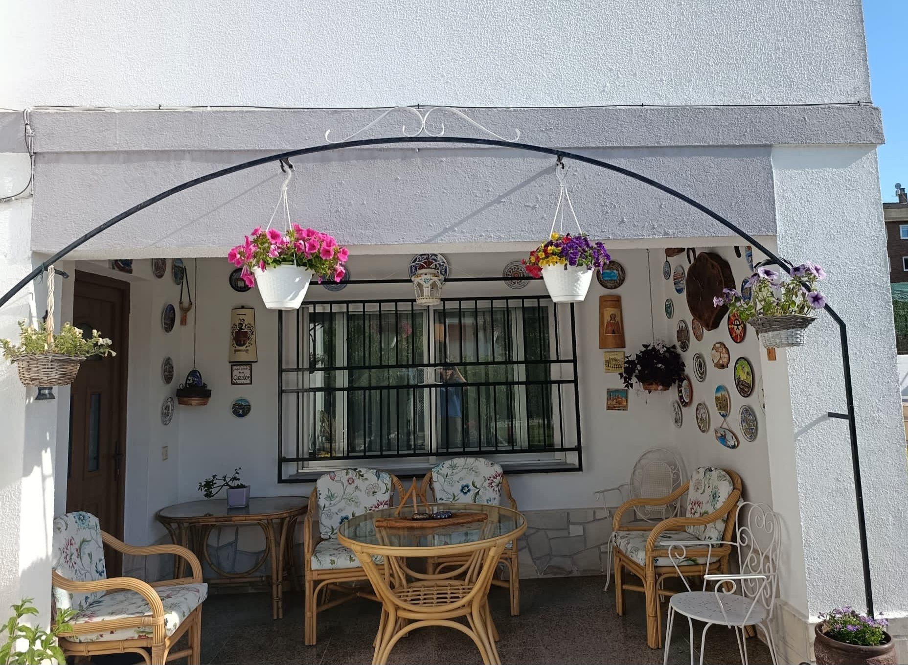 Terrassa de Casa o xalet en venda en Santa Marta de Tormes amb Calefacció, Jardí privat i Parquet