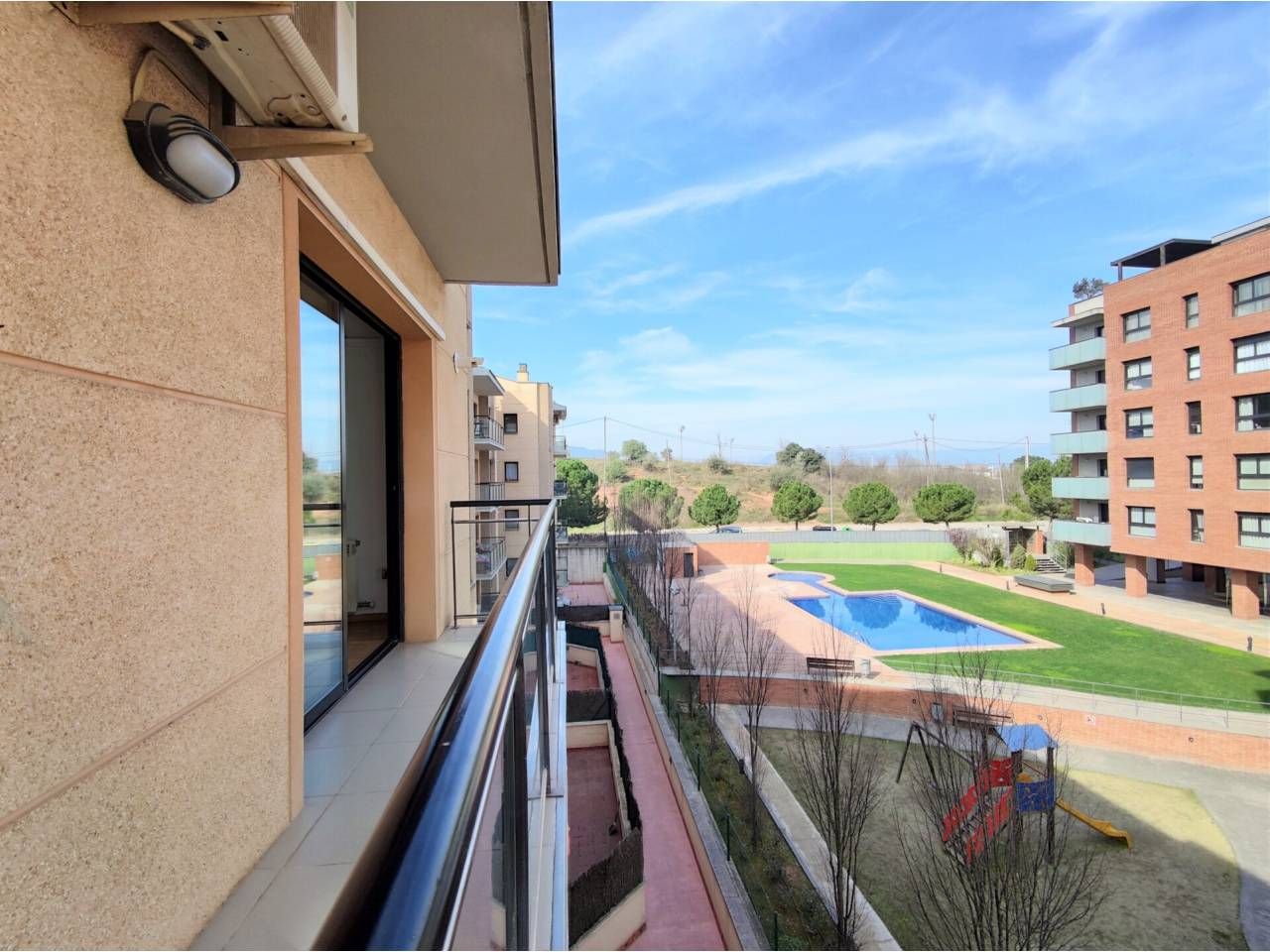 Terraza de Piso de alquiler en Manresa con Aire acondicionado, Calefacción y Parquet