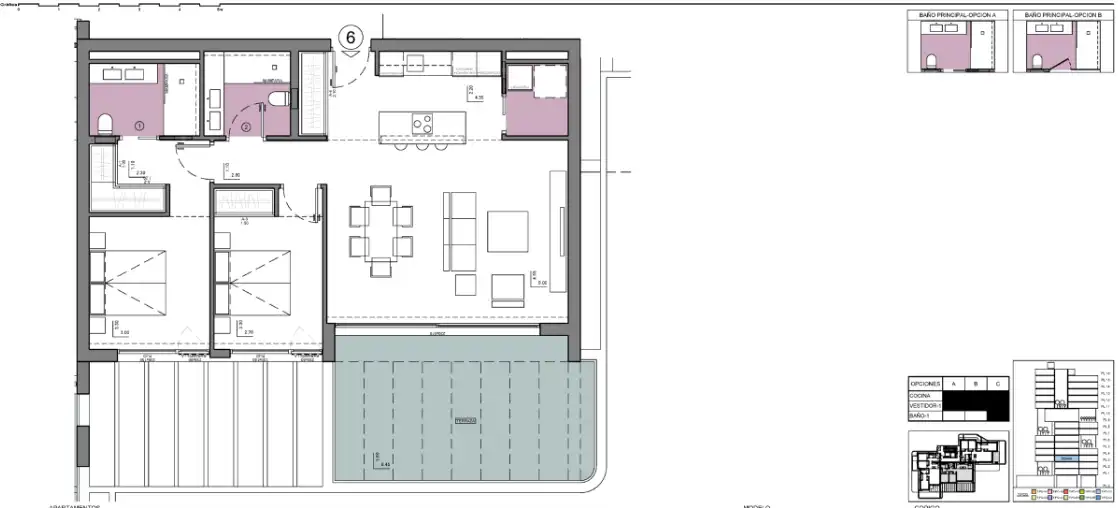 Appartement compact avec piscine à vendre à Playa Arenal - Bol, imagen 6