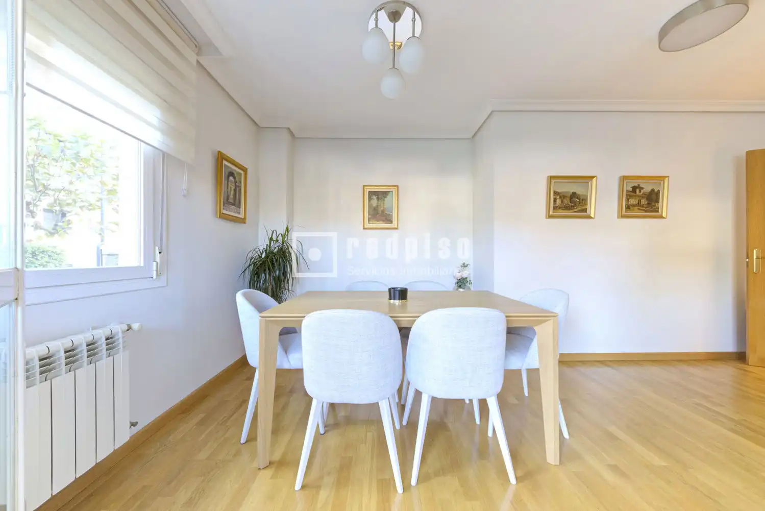 Esszimmer von Wohnung zum Verkauf in Boadilla del Monte mit Klimaanlage, Heizung und Privatgarten