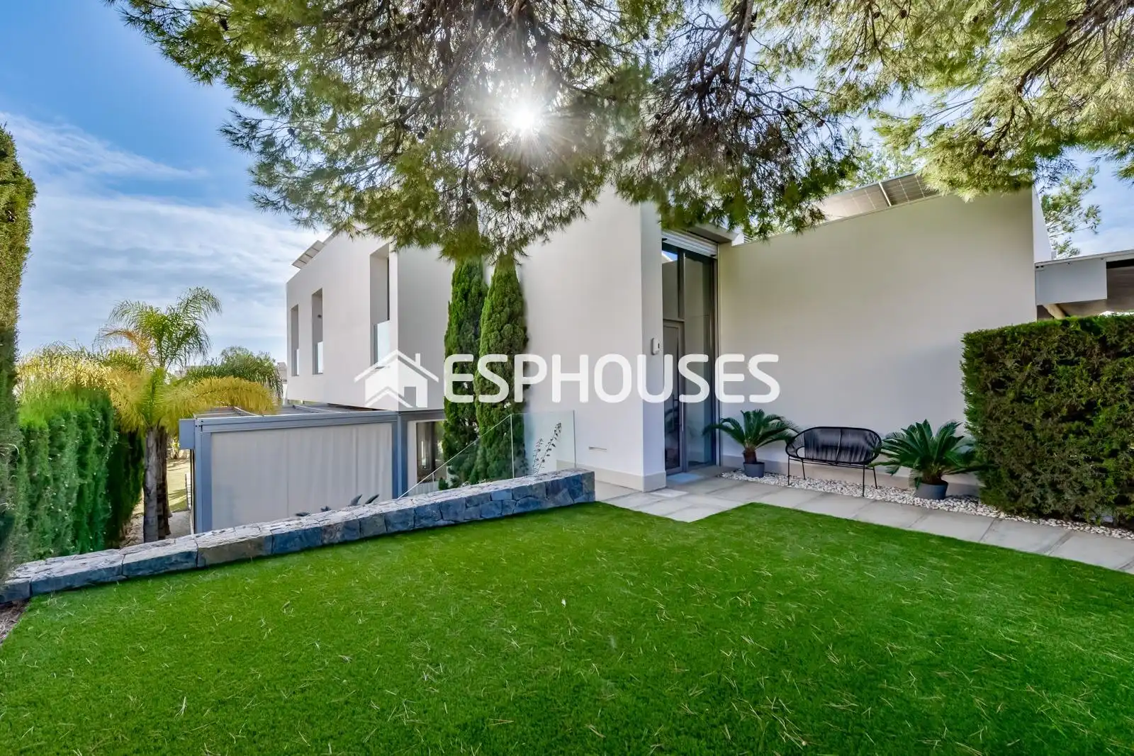 Terraza de Casa o chalet en venta en Finestrat con Aire acondicionado, Calefacción y Piscina