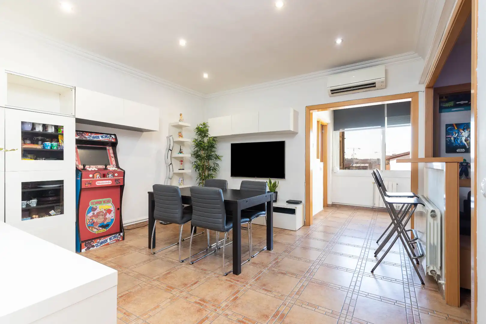 Living room of Attic for sale in Sabadell  with Air Conditioner, Heating and Terrace