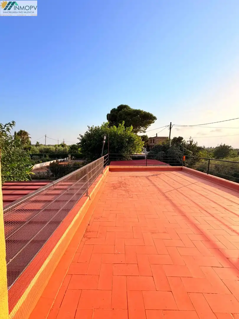 Terrassa de Finca rústica en venda en Alcanar amb Aire condicionat, Jardí privat i Terrassa