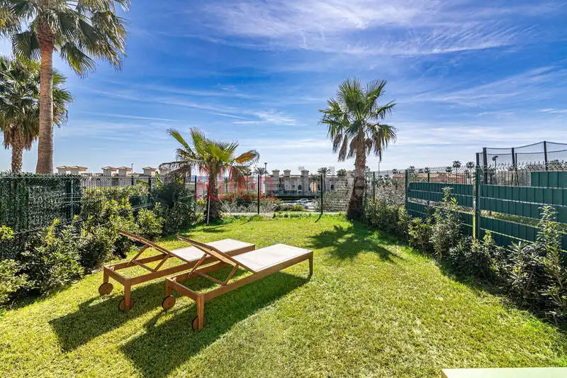 Jardín de Casa adosada en venta en Estepona con Aire acondicionado, Calefacción y Jardín privado