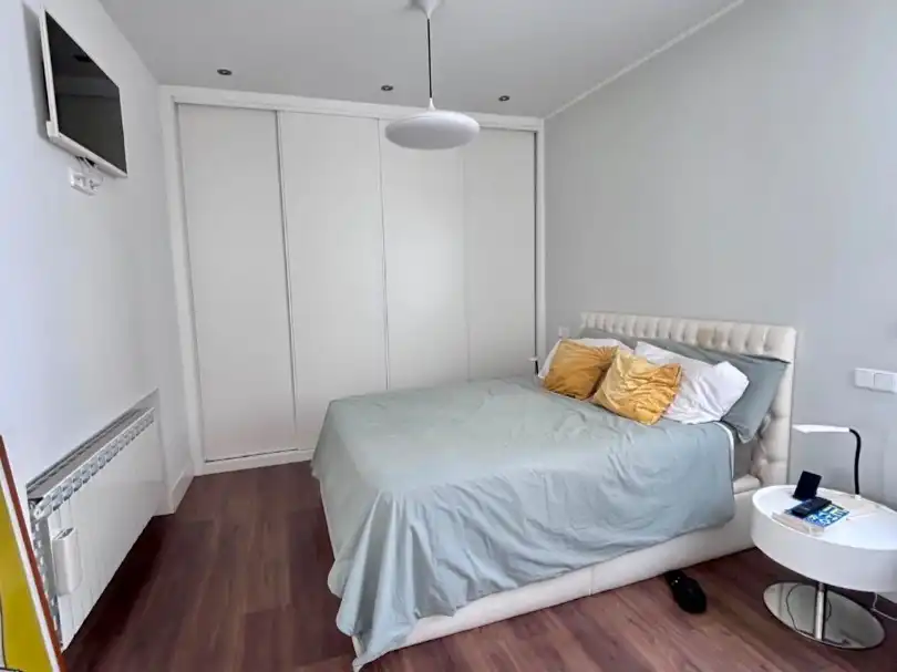 Schlafzimmer von Dachboden zum Verkauf in  Madrid Capital mit Klimaanlage, Terrasse und Balkon