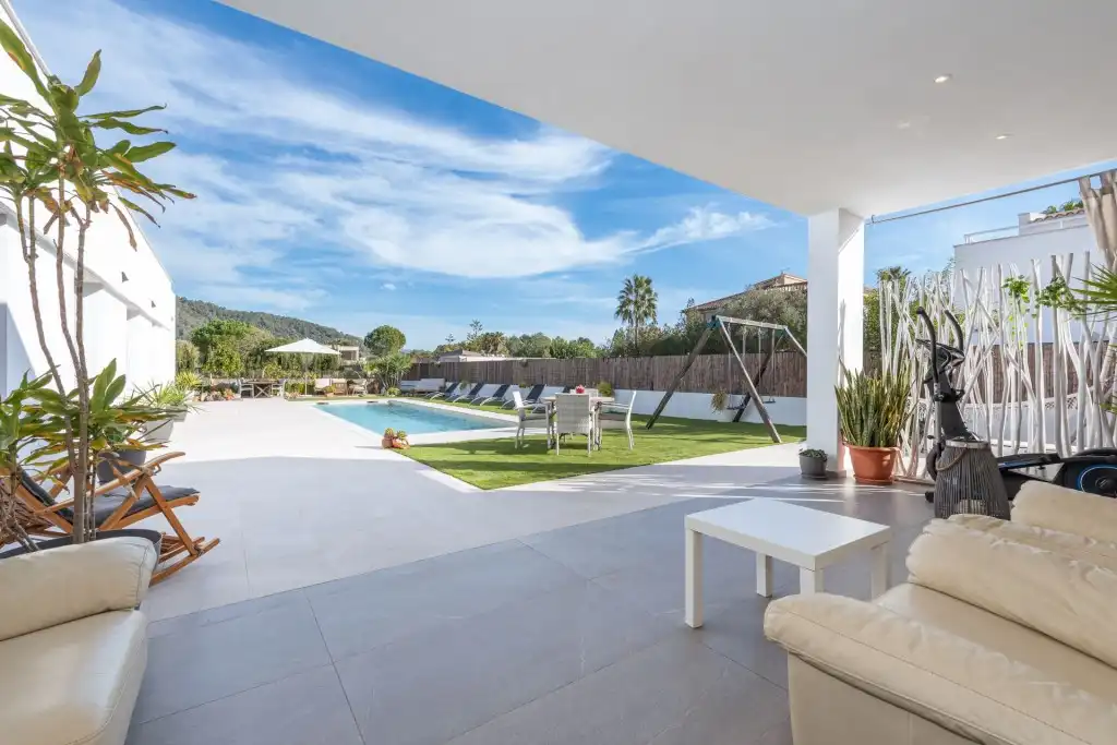 Terrassa de Casa o xalet en venda en Sa Pobla amb Aire condicionat i Piscina