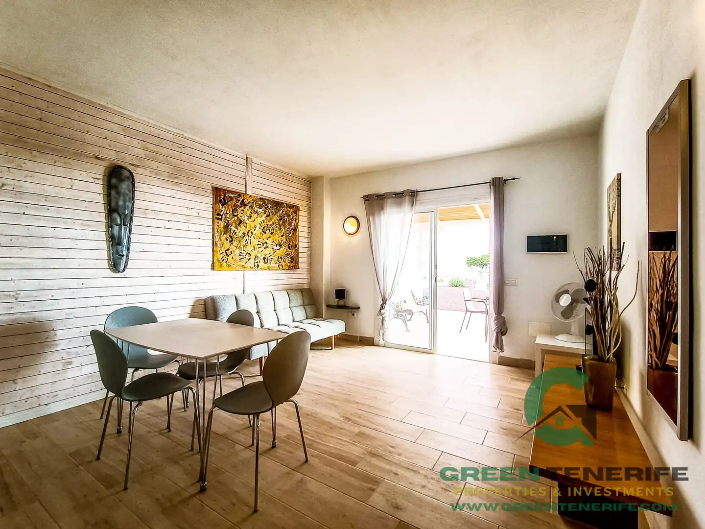 Living room of Flat for rent in Guía de Isora  with Terrace and Furnished