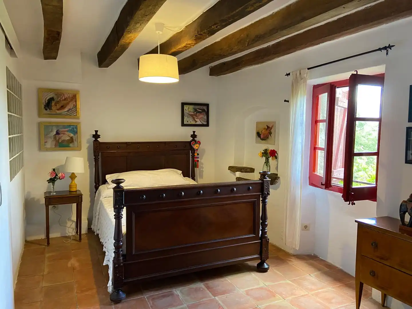 Dormitori de Finca rústica en venda en Maià de Montcal amb Aire condicionat, Calefacció i Jardí privat