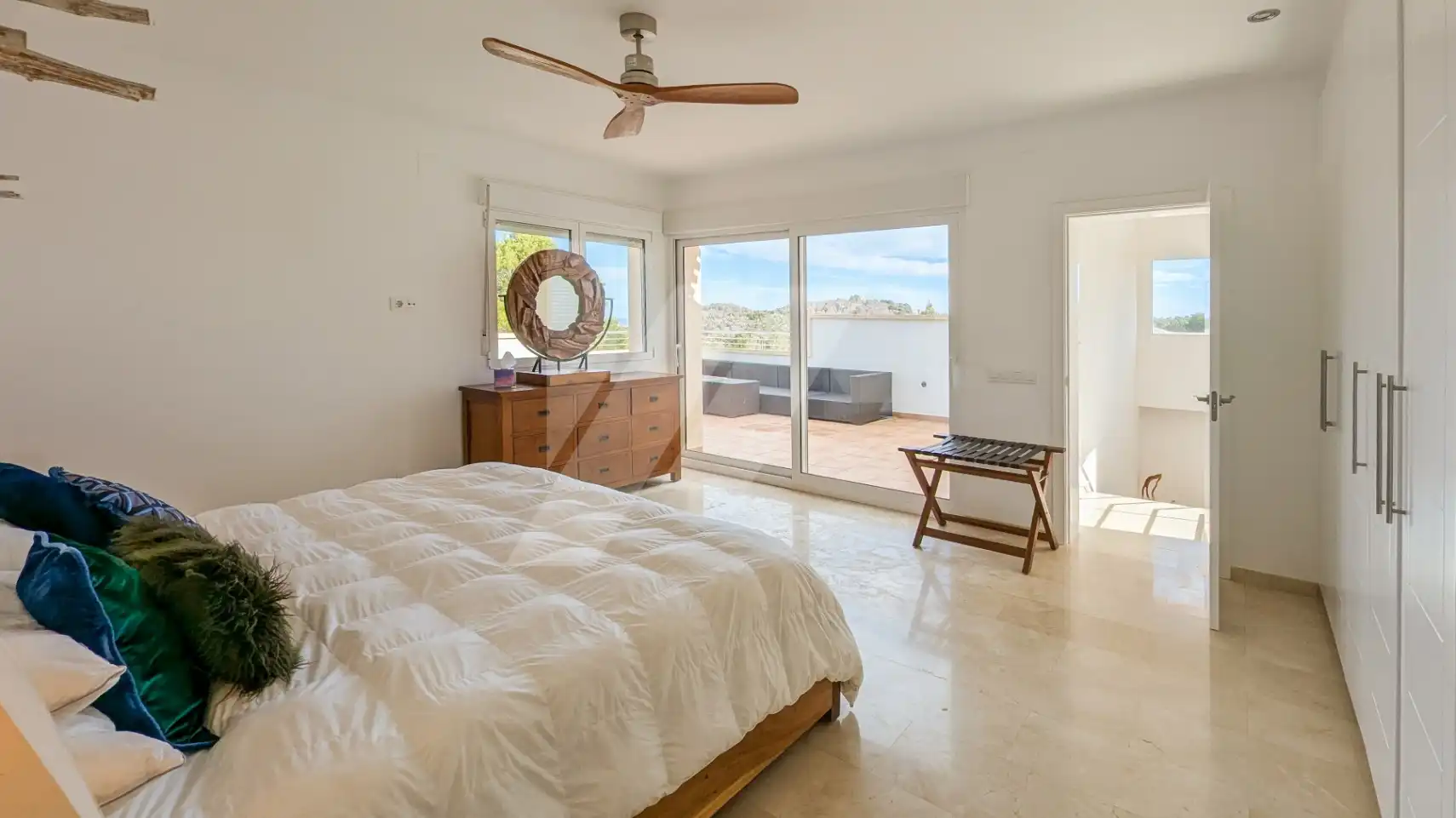 Bedroom of Houses for sale in Jávea / Xàbia  with Air Conditioner, Heating and Private garden