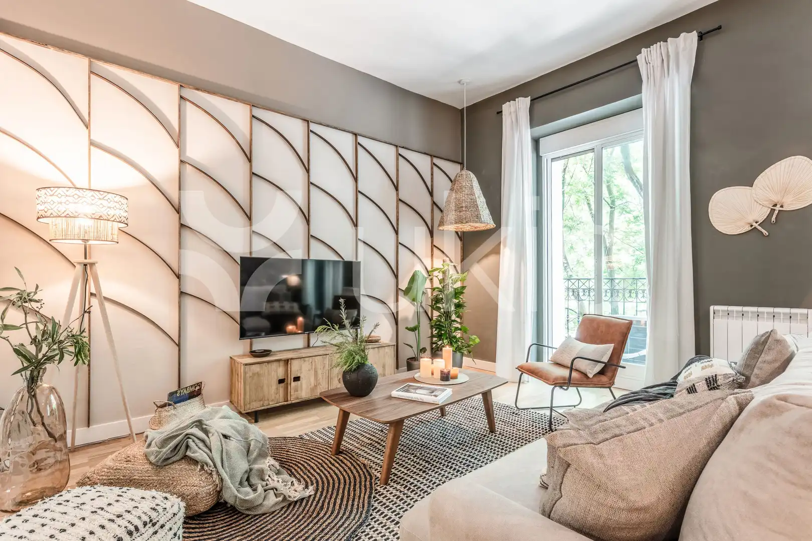 Appartement compact avec terrasse à louer à Calle de Trafalgar