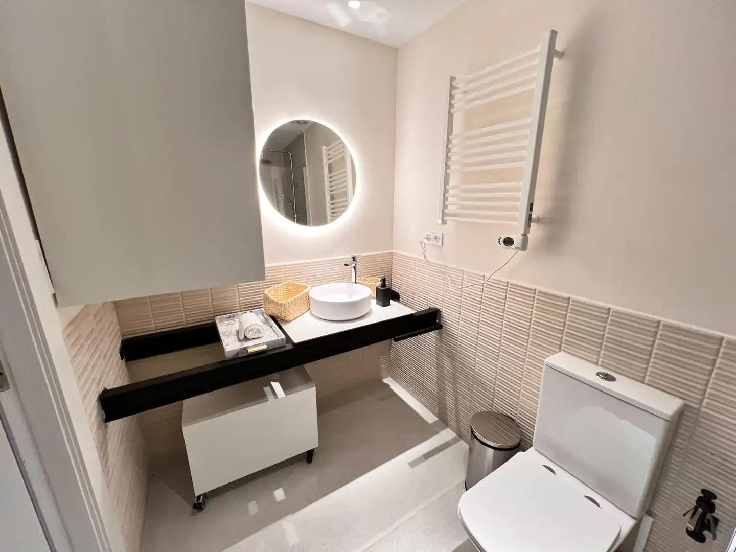 Badezimmer von Wohnung zum Verkauf in Valencia mit Klimaanlage, Heizung und Möbliert