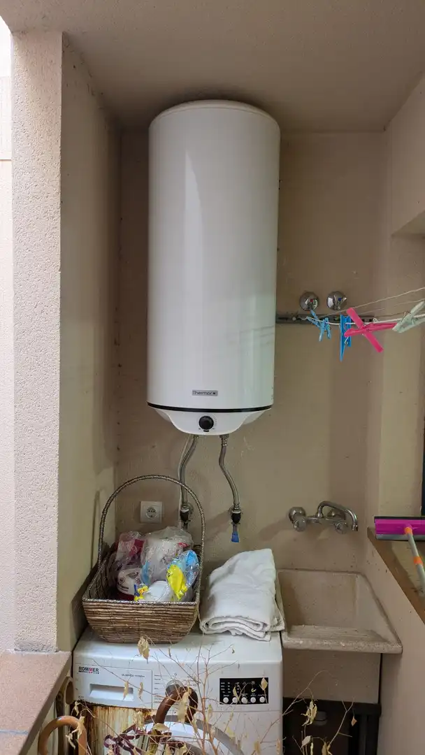 Balcony of Flat for sale in Amer  with Heating