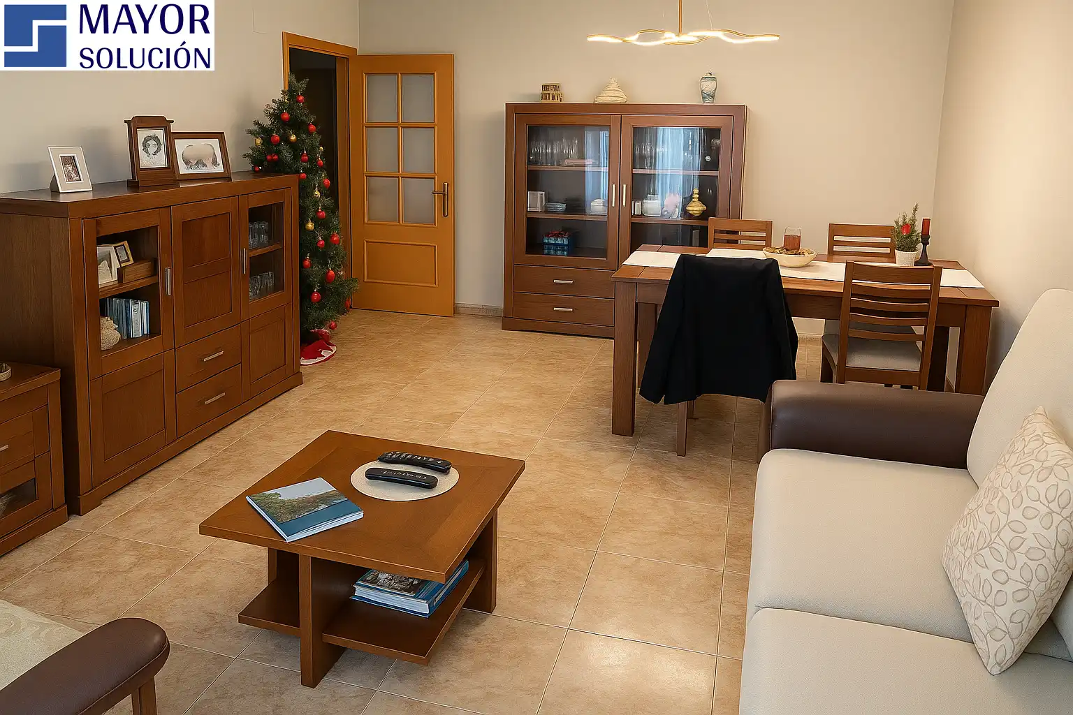 Sala d'estar de Pis en venda en Mollet del Vallès amb Aire condicionat, Calefacció i Moblat