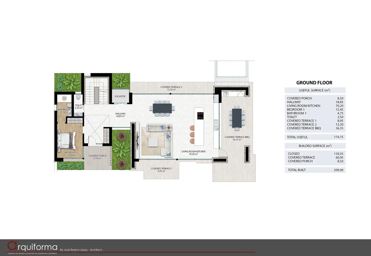 Houses for sale in L'Alfàs del Pi  with Air Conditioner, Private garden and Swimming Pool