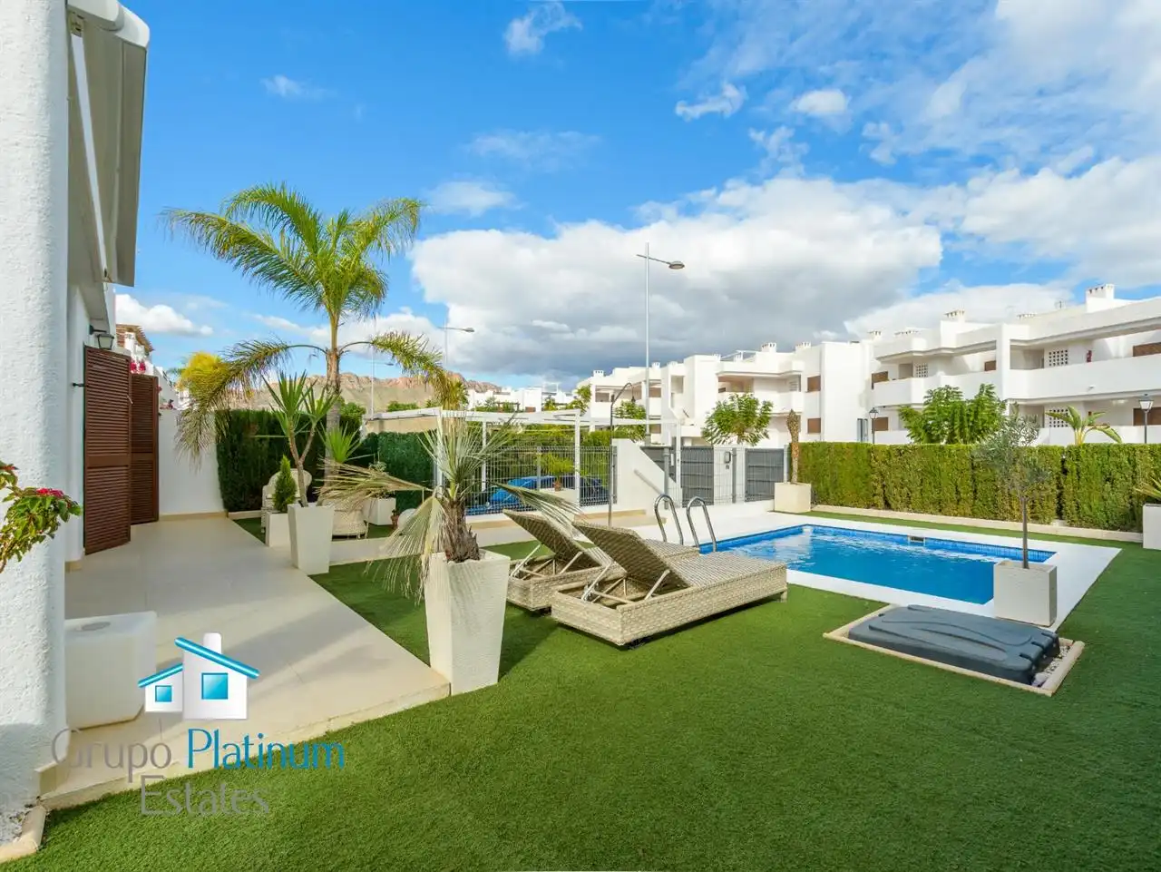 Terraced house with pool for sale in San Juan de los Terreros, imagen 6