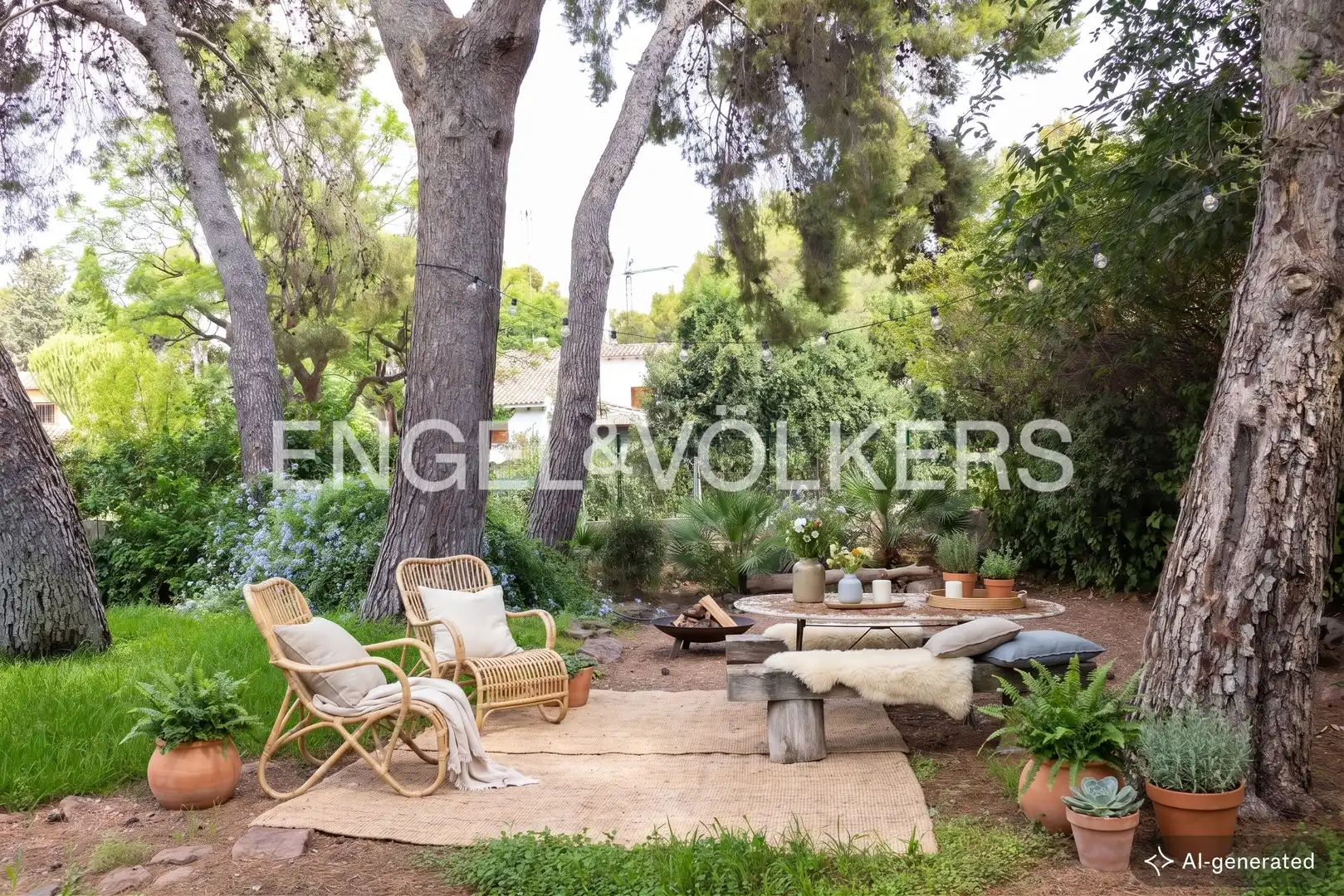 Terraza de Casa o chalet de alquiler en Rocafort con Aire acondicionado, Calefacción y Jardín privado