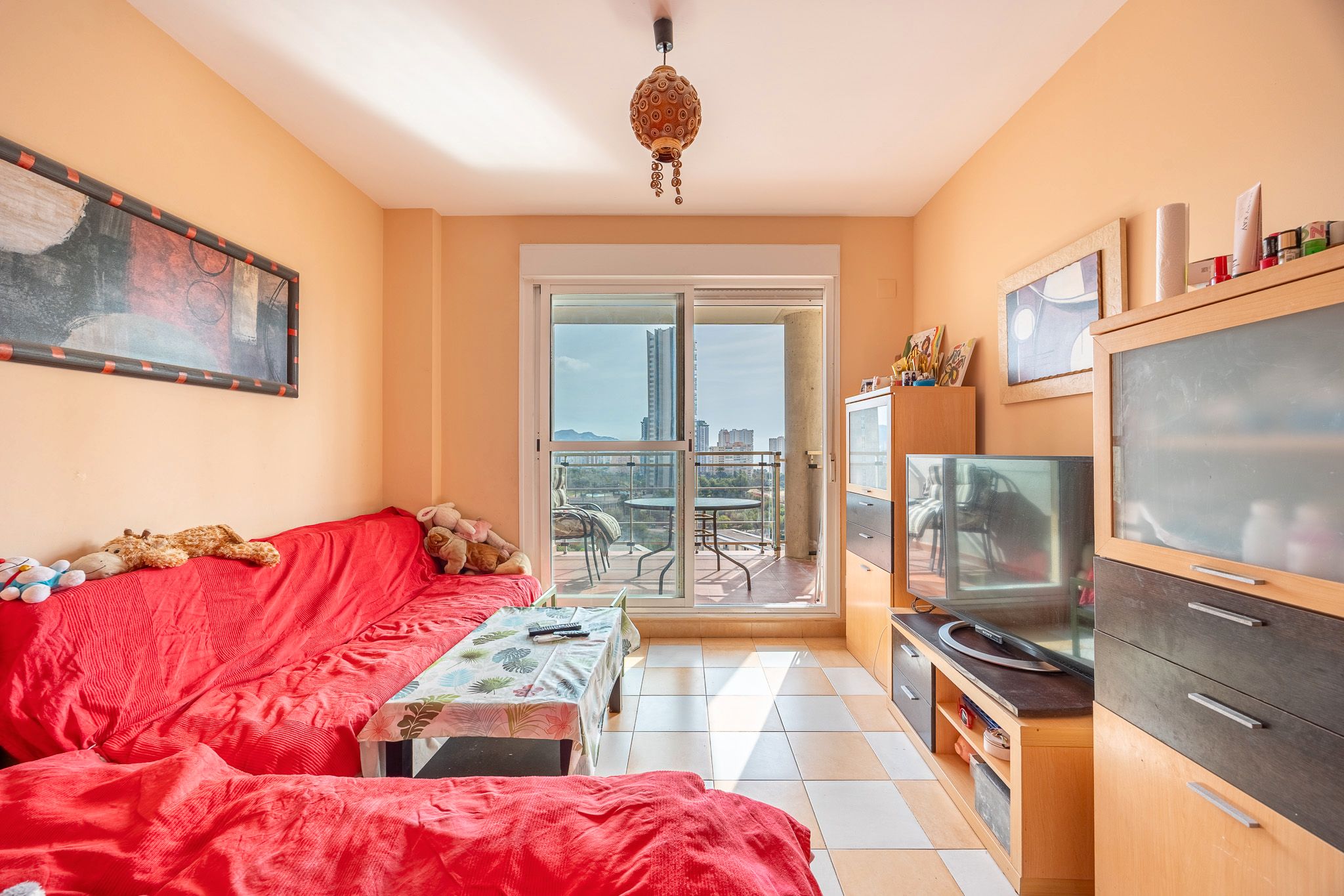 Bedroom of Apartment for sale in Benidorm  with Storage room, Swimming Pool and Community pool