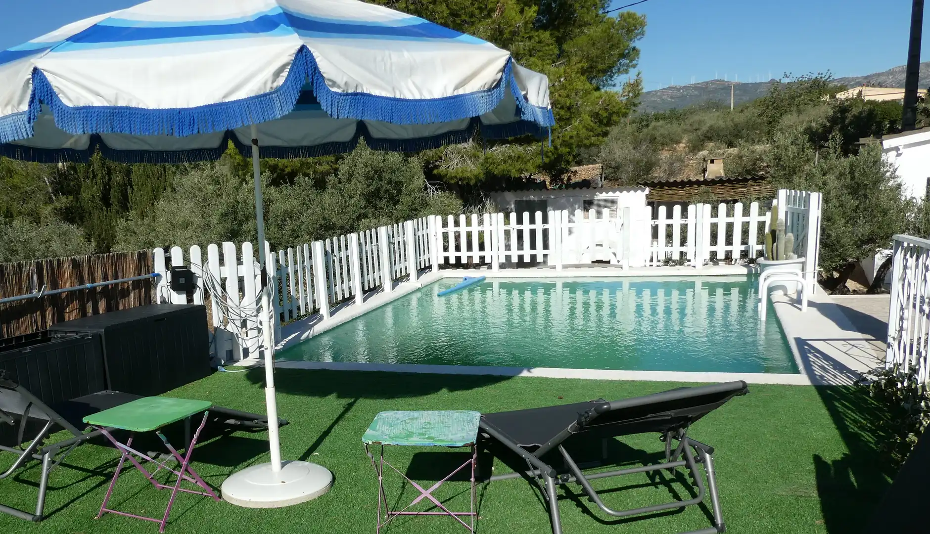 Piscina de Finca rústica en venda en L'Ampolla amb Aire condicionat, Jardí privat i Piscina