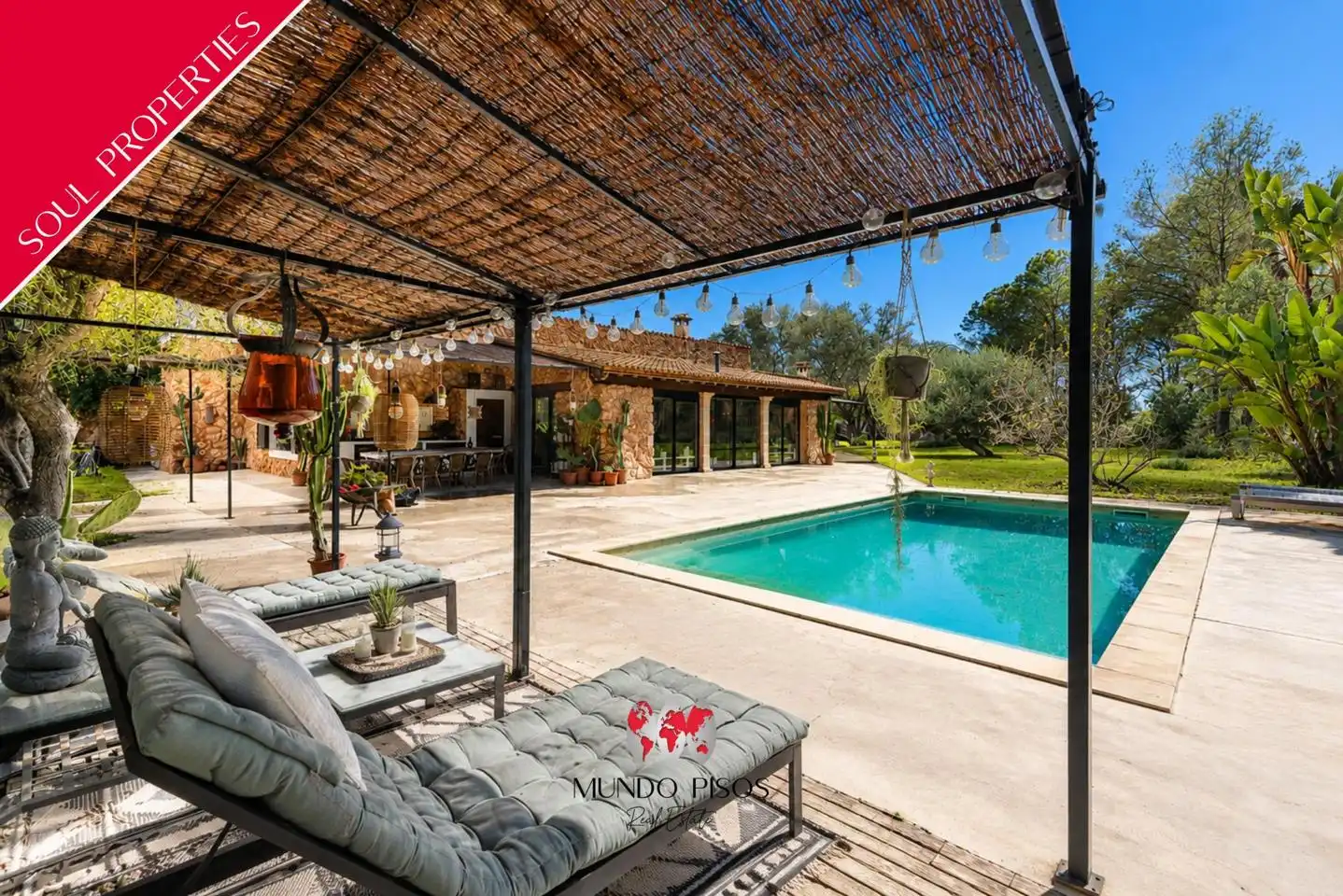 Maison rustique avec piscine à vendre à Sencelles